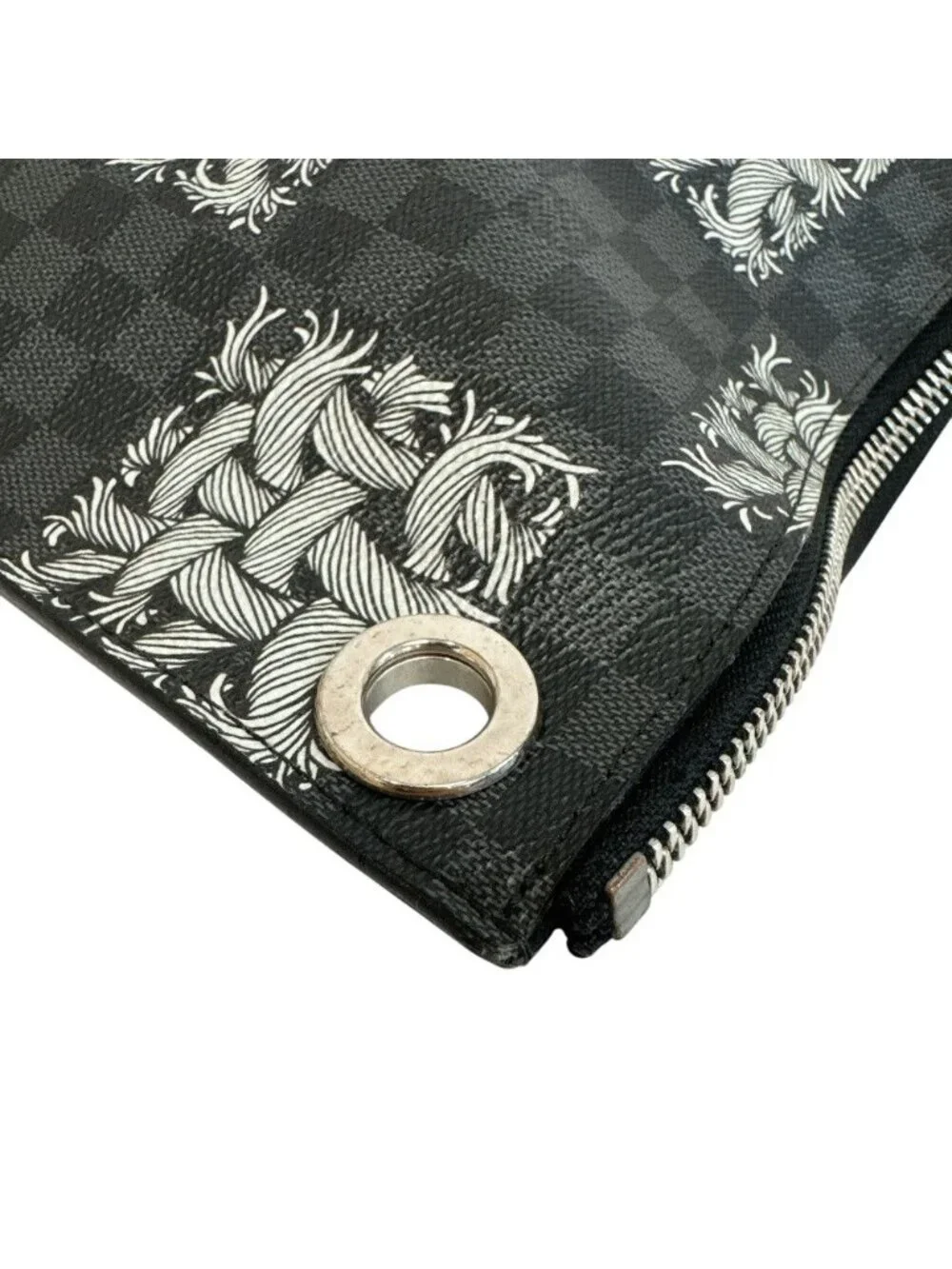 Louis Vuitton Second Christopher Nemes Pochette Jour GM Damier Graphite Clutch